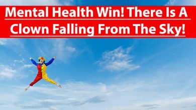 Photo of Mental Health Win! There Is A Clown Falling From The Sky!