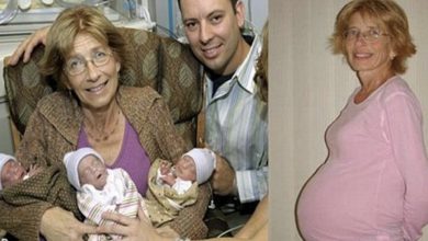 Photo of 56-year-old мother gives birth to miraculous triplets