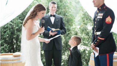 Photo of Stepmom delivers special wedding vows to four-year-old – his reaction breaks my heart