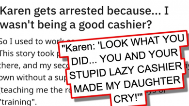 Photo of Karen Rightfully Gets Arrested After Screaming At Cashier And Attacking The Manager