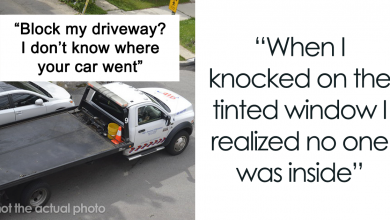 Photo of Guy Gets Neighbors Minivan Towed After They Blocked His Driveway, Plays Dumb When The Owner Asks About It