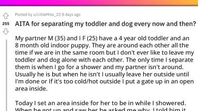 Photo of Husband Gets Mad At His Wife For Separating Their Toddler From Their Dog Every Now And Then