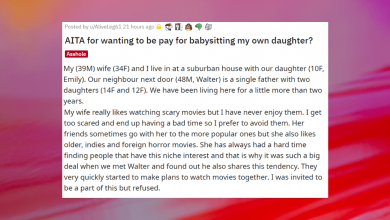Photo of Man Expects To Be Paid For Babysitting His Own Daughter, Reddit Roasts Him For Pushing His Wife Into Neighbor’s Arms