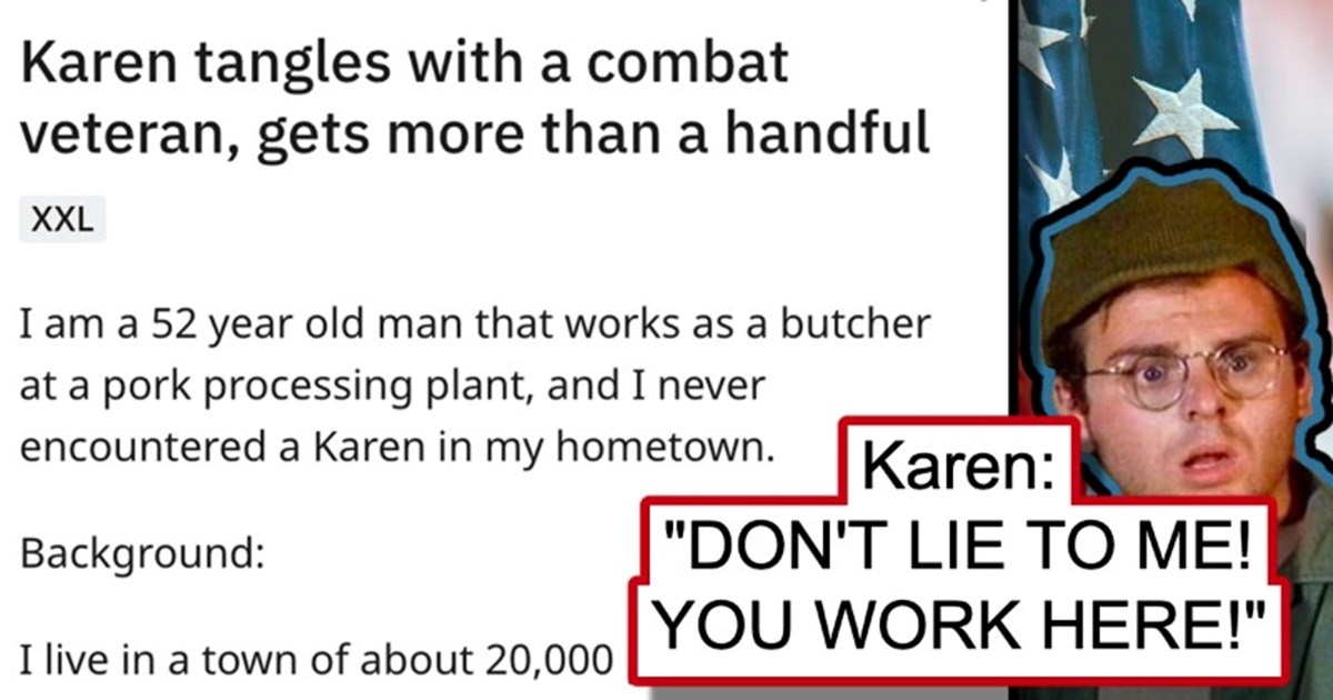 Karen Decides To Tangle With A Combat Vet, Lives To Regret It