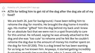 Photo of Redditor Starves Because Her Husband Spends All Of Their Money On His Dog