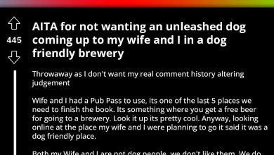 Photo of Couple Gets Kicked Out Of A Dog-Friendly Brewery For Overreacting Over A Friendly Dog That Just Wouldn’t Leave Them Alone