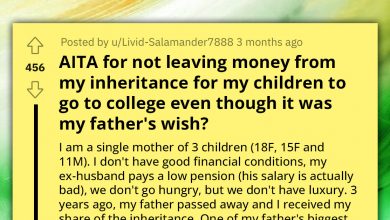 Photo of Single Mother Labeled As Selfish For Using Her Father’s Inheritance To Pay Off Debts Instead Of Saving It For Children’s College