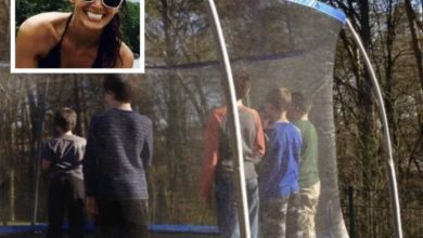 Photo of Boys On Trampoline Suddenly Freeze, Then Mother Hears Unmistakable Sound And Realizes Why
