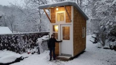 Photo of The Price of an iPhone… Wait until you see inside his 89-square house that he constructed