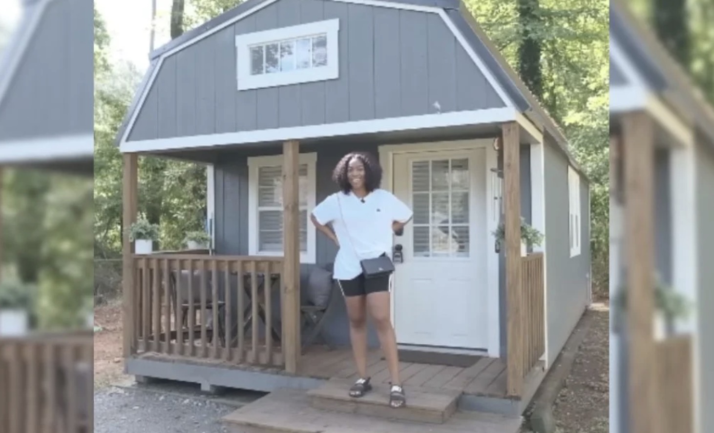 Woman turns shed into gorgeous tiny home & brings cameras inside to ...