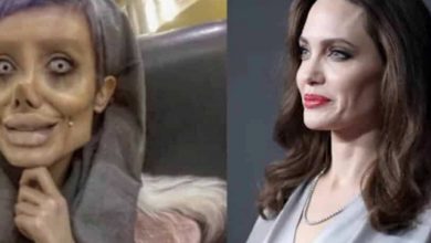 Photo of Angelina Jolie’s ‘zombie lookalike’ revealed as she leaves jail after fooling everyone