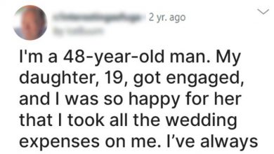 Photo of Dad Refuses to Pay For Daughter’s Wedding Because She Doesn’t Want Him to Walk Her Down the Aisle: ‘It’s Selfish’