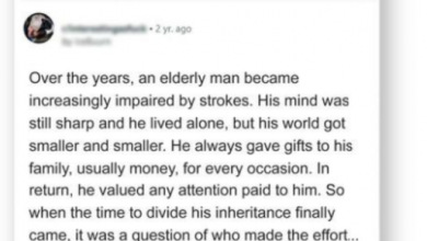 Photo of Sick Grandpa’s Inheritance Is Divided according to How Each Family Member Treated Him