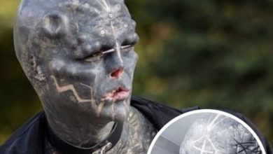 Photo of Tattooed “Black Alien” Can’t Find Job Due To His Looks, Here’s What He Looked Like Before