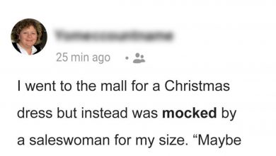 Photo of Saleswoman Humiliates Customer for Her Size, Meets Her at Boyfriend’s Home for Christmas