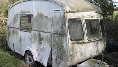 Photo of He uncovered a 63-year-old caravan in his grandparents’ locked garage