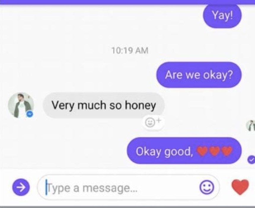 Worried Girlfriend Texts Boyfriend “Are We OK?”—His 4-Word Reply Leaves ...