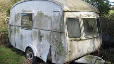 Photo of He uncovered a 63-year-old caravan in his grandparents’ locked garage.
