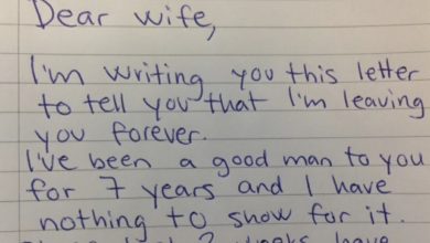 Photo of He demands a divorce in letter to wife – instantly regret it when he sees her brilliant reply