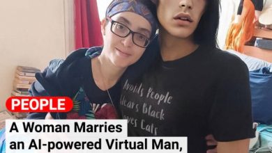 Photo of Woman Claims To Be Pregnant After Marrying A Virtual ‘AI’ Man