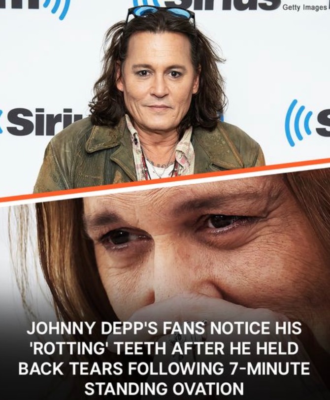 Johnny Depp’s Fans Notice His ‘Rotting’ Teeth after He Held Back Tears ...