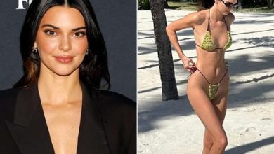 Photo of Kendall Jenner Poses in a Tiny Yellow Bikini in Photos from Her Barbados Getaway: ‘Mentally Still on a Beach’