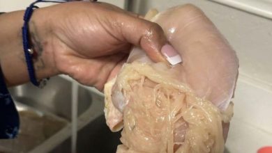 Photo of Photo of chicken breast that shreds into spaghetti