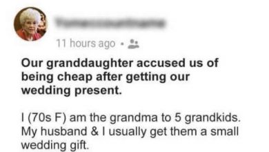 Photo of Granddaughter found her grandparents’ wedding gift cheap