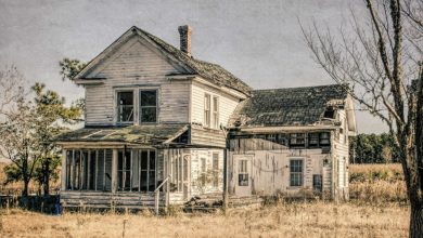 Photo of Son Who Hadn’t Seen His Mother in Years Returns to Find Her Home in Ruins