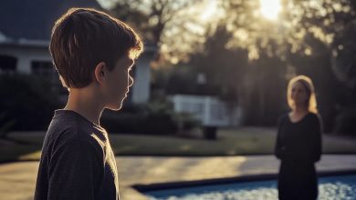 Photo of My Neighbor’s Young Son Came Over to Swim in Our Pool – The Moment He Removed His Shirt and Revealed His Back, I Was Utterly Astounded