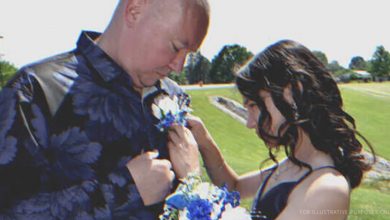 Photo of A Father Escorts His Disabled Daughter to Prom and Later Finds a $10K Check in the Mailbox for ‘Dad of the Year’