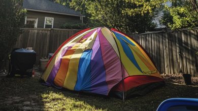 Photo of Coming back from my daughter’s funeral, I was shocked to see a tent standing in my backyard — my heart skipped a beat when I discovered what was hidden inside