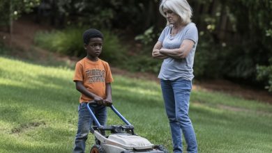 Photo of My neighbor had my 12-year-old son mow her lawn but then wouldn’t pay him — she didn’t expect the way I’d get even