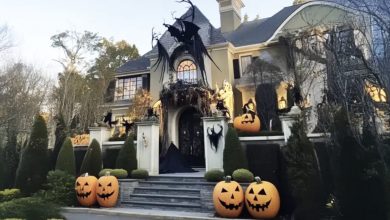 Photo of While I was away on a business trip, my neighbor removed my Halloween decorations and used them to decorate her own home