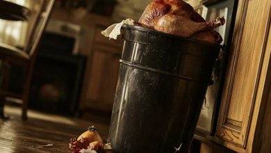 Photo of My Husband Tossed the Thanksgiving Turkey Straight into the Trash – His Explanation Left Everyone in Complete Shock