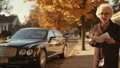 Photo of A retired teacher is stunned when the driver of a Bentley gives her a letter about a life-changing lesson from years ago