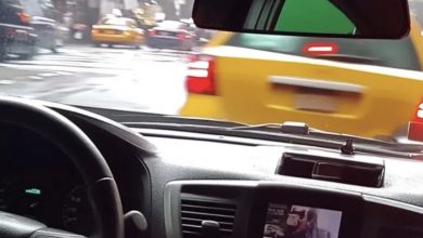 Photo of A Pregnant Taxi Driver Assists a Homeless Man to the Hospital — The Following Morning, a Fleet of SUVs Shows Up at Her Door