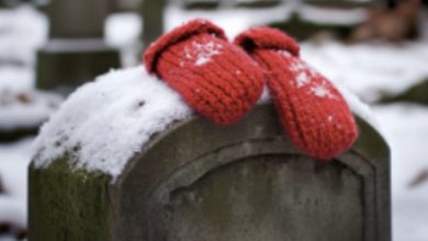 Photo of Each week, I discovered children’s gloves on my father’s grave – until one day, I encountered a teenager there