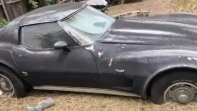Photo of Father gives daughter an old rusty car, but there’s a surprising twist