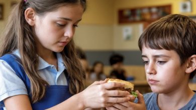 Photo of A young girl shared her lunch with a classmate in need—and years later, he surprised everyone by turning up at her wedding