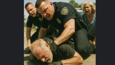 Photo of A police officer forced my 72-year-old husband to lie face-down on scorching asphalt all because his exhaust was too loud
