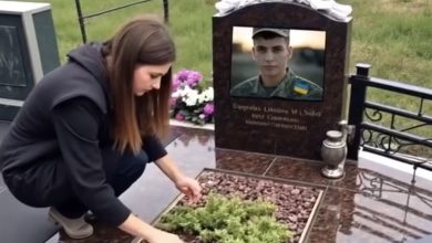 Photo of At Her Fiances Grave Pregnant Olesya Found a Phone What She Saw Made Her Faint