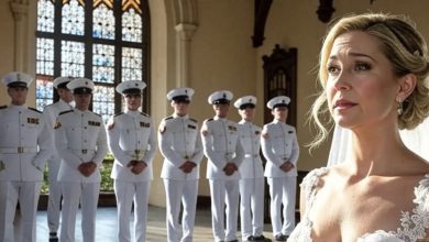 Photo of Baker’s Six-Year Secret Meals Earn 12 Marines’ Salute at Her Wedding