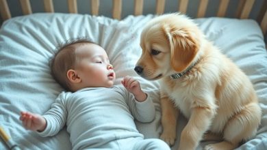 Photo of Physicians believed he’d be unable to move ever again, and his parents had lost all hope—until a tiny golden retriever did something that nobody could explain