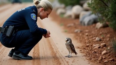 Photo of A tiny owl stopped a Cotswolds officer in her tracks—and what she uncovered was heartbreaking…
