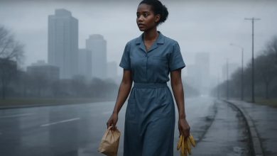 Photo of She was merely a cleaner heading to her job when a single splash of mud altered her life! The affluent woman behind the wheel remained oblivious—someone powerful was watching…
