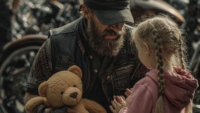 Photo of How a Seven-Year-Old’s Teddy Bear Moved the Toughest Biker to Tears