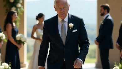 Photo of Grandpa traveled six hours to attend my brother’s wedding, yet my parents tucked him away behind the garbage bins