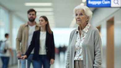 Photo of My son and his wife left me at the airport and didn’t contribute a penny. Little did they know who I was headed to see…