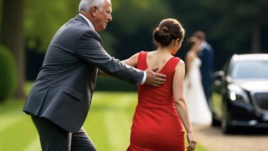 Photo of Everything at my sister’s wedding was going smoothly until Dad suddenly grabbed my hand and said, “Get in the car, right now.”